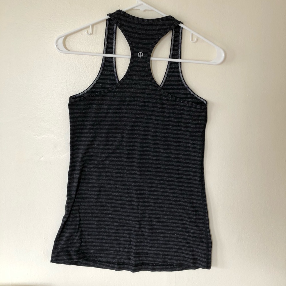 Lululemon striped exercise tank